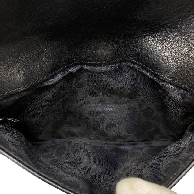 COACH（コーチ） ポーチ 小物入れ マルチポーチ 小物 レザー ブラック