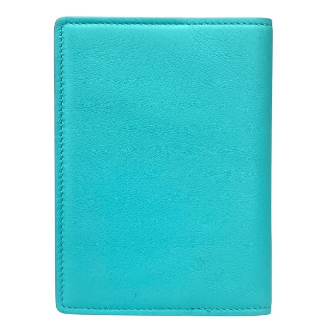 ティファニー ネイビー ウェーブ パスポートケース レア TIFFANY&Co.（ティファニー） 【美品】TIFFANY&Co. パスポートケース