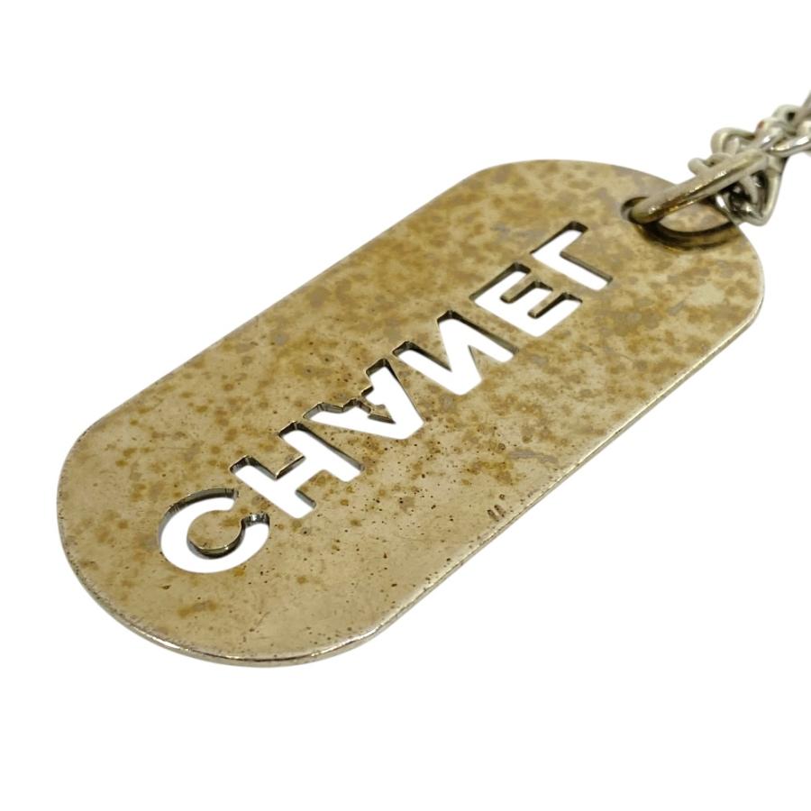 CHANEL（シャネル） ロゴ プレート キーホルダー キーチェーン