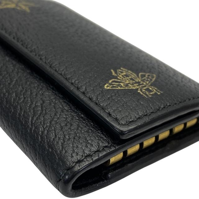 GUCCI（グッチ） 495071 6連 キーケース 蜂 ハチ モチーフ ロゴ レザー