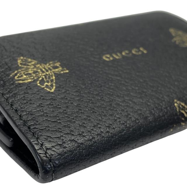 GUCCI（グッチ） 495071 6連 キーケース 蜂 ハチ モチーフ ロゴ レザー