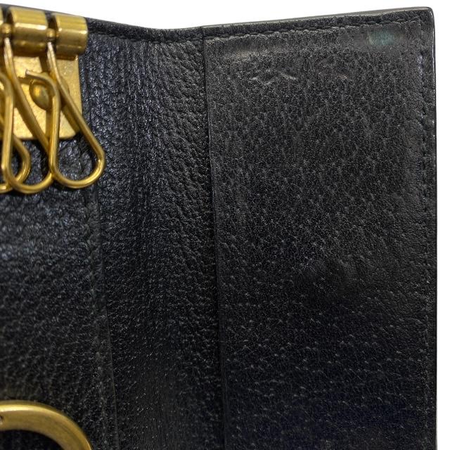 GUCCI（グッチ） 495071 6連 キーケース 蜂 ハチ モチーフ ロゴ レザー