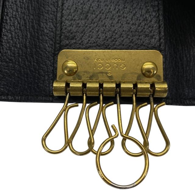 GUCCI（グッチ） 495071 6連 キーケース 蜂 ハチ モチーフ ロゴ レザー