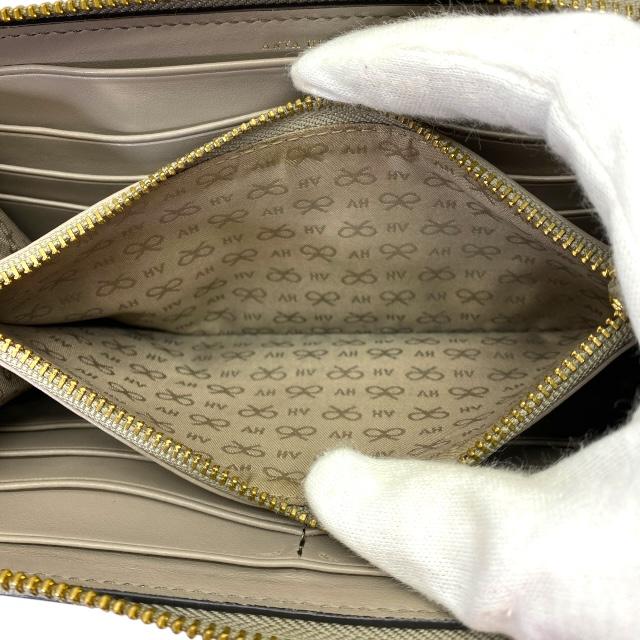 ANYA HINDMARCH アニヤハインドマーチ 財布 長財布 ラウンド