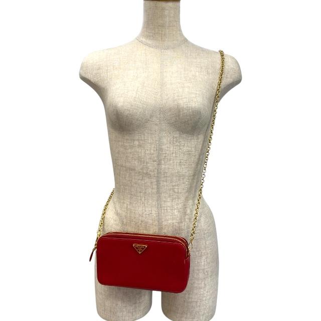 PRADA（プラダ） 1DH010 ショルダーバッグ チェーンウォレット クロス