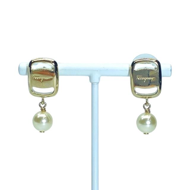 Salvatore Ferragamo フェラガモ ヴァラリボン ピアス アクセサリー