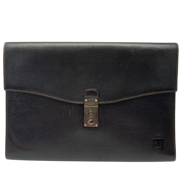 ダンヒル　クラッチバック　財布　オーガナイザー ダンヒル クラッチバッグ 財布 オーガナイザー フラップ レザー PVC
