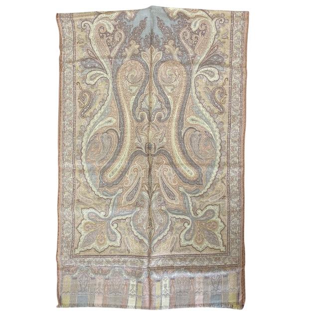 ETRO エトロ ペイズリー柄 大判ストール スカーフ ウール混　マルチカラー ETRO（エトロ） スカーフ ストール ショール アクセサリー 小物