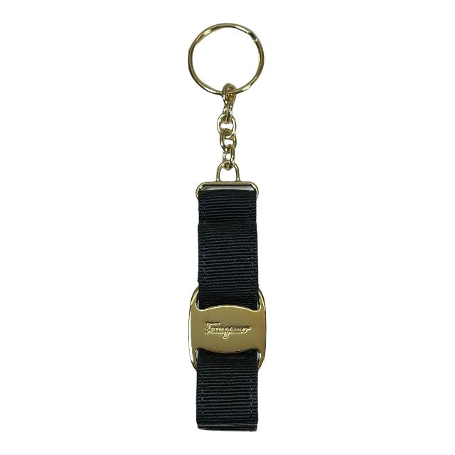 Salvatore Ferragamo フェラガモ ヴァラ金具 ヴァラリボン ブラック