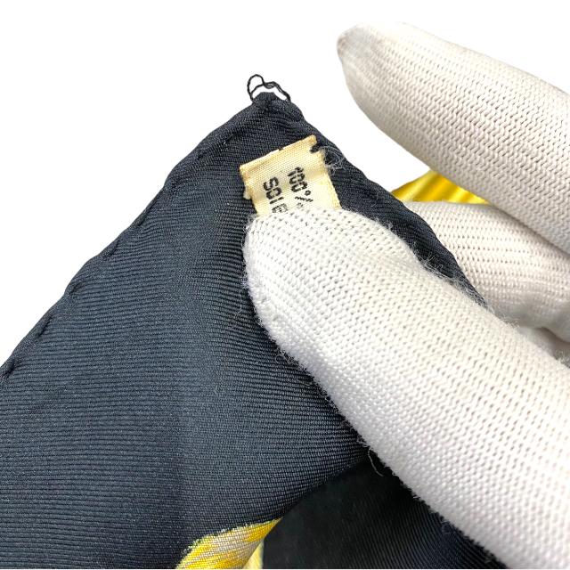 HERMES エルメス スカーフ 大判 カレ90 ETRIERS 鎧 馬具柄 シルク