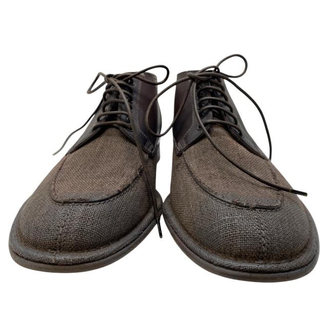 Dolce&Gabbana ドルガバ レースアップ　レザー　シューズ　ブラウン メンズレースアップシューズ | イタリアンレザー製シューズ