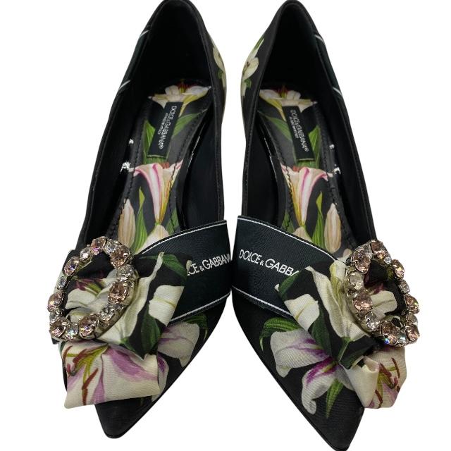 DOLCE&GABBANA D&Cドルガバ ビジューレースパンプス36 23cm DOLCE&GABBANA D&Cドルガバ ビジューレースパンプス36 23cm