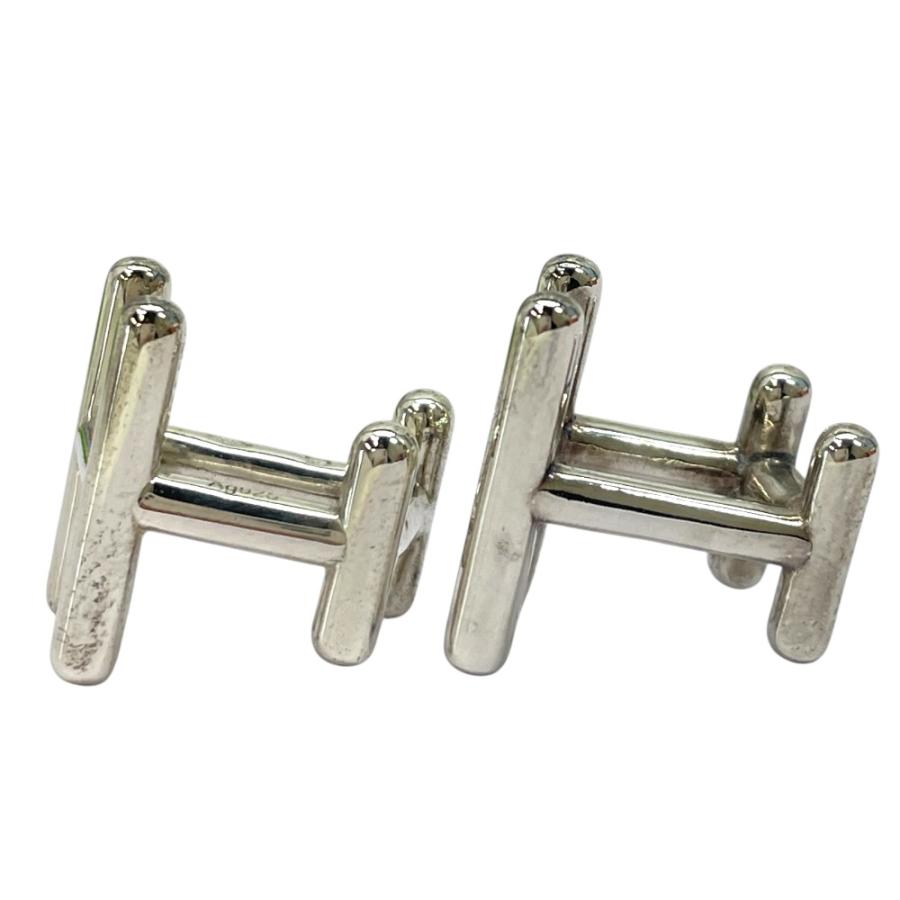 HERMES（エルメス） H2 カフス カフスボタン カフリンクス Hロゴ