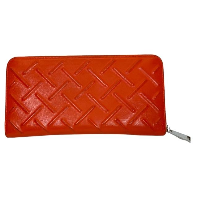 ボッテガヴェネタ エンボス ラウンドファスナー 長財布 財布 レザー