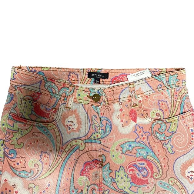 ETRO エトロ パンツ ボトムス デニム ジーンズ ペイズリー
