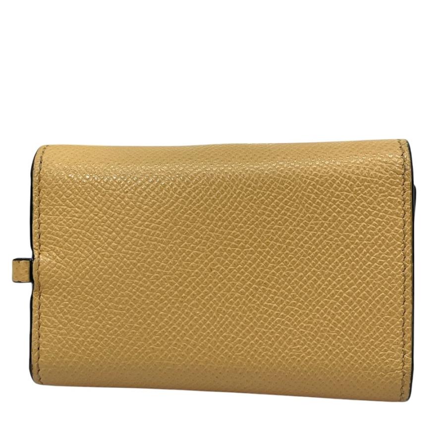 BVLGARI（ブルガリ） 6連 キーケース ロゴクリップ レザー ベージュ