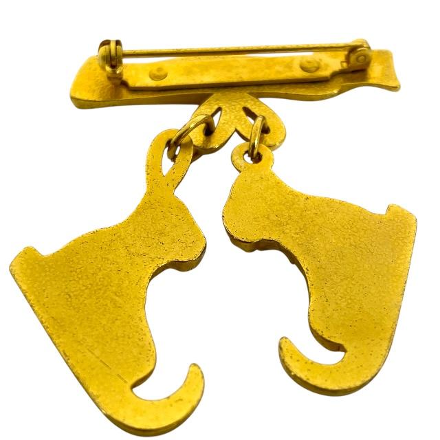 エルメス  ブローチ ゴールド  HERMES ピンブローチ アクセサリー HERMES（エルメス） ブローチ ピンブローチ アクセサリー 小物