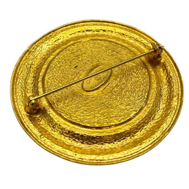 CHANEL シャネル カンボンライン サークル ピンブローチ