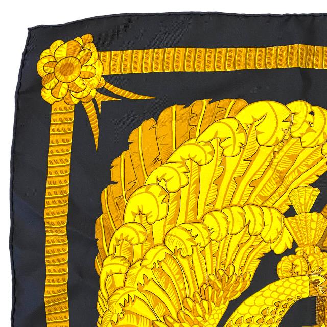 HERMES エルメス スカーフ ストール 大判 カレ90 ARMETS et PANACHE 羽