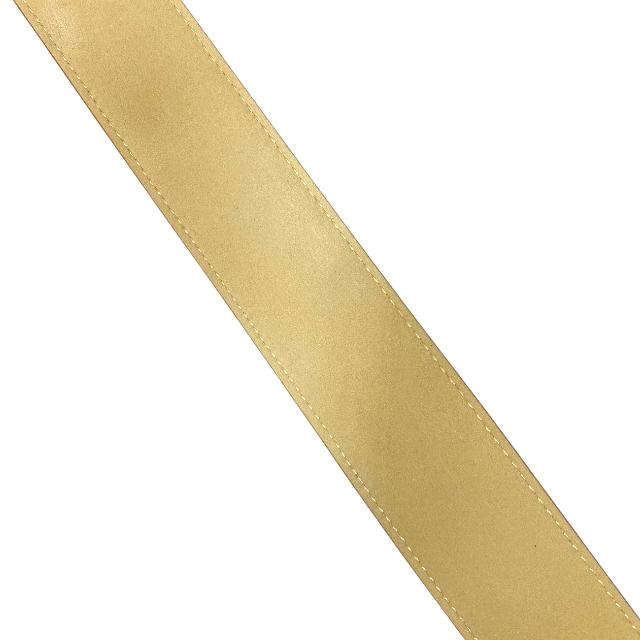 BVLGARI ブルガリ ベルト シルバー ロゴ レザー ベージュ系[サイズ 約