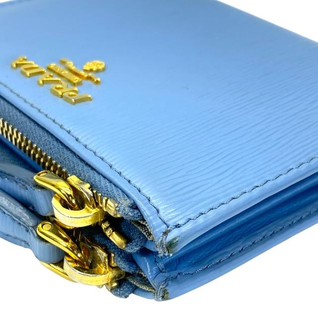 ⭐️新品未使用⭐️　PRADA　1ML024　二つ折り財布　レザーウォレット PRADA プラダ 1ML024 財布 二つ折り財布 折財布 コンパクトウォレット