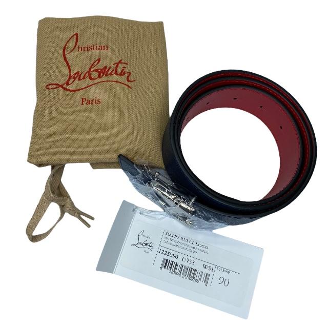 クリスチャンルブタン　ベルト　Size90 Christian Louboutin ベルト Happy Rui Cl Logo Belt 90ルブタン
