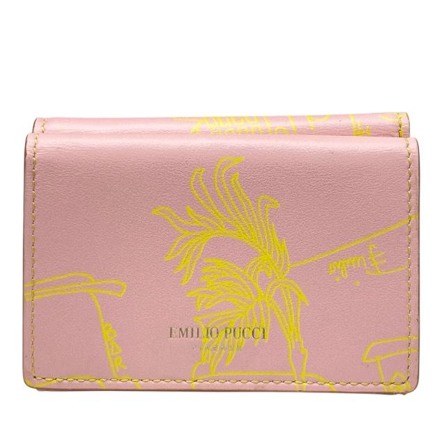 EMILIO PUCCI（エミリオプッチ） 財布 三つ折り財布 折財布 コンパクト