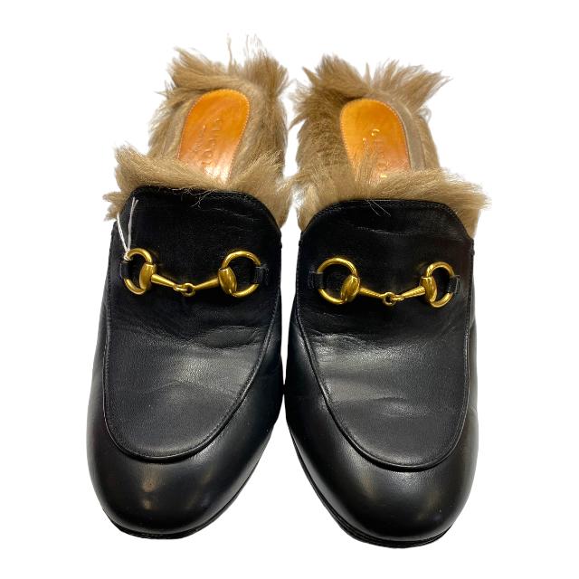 gucci ファー付きローファー gucci ファー付きローファー