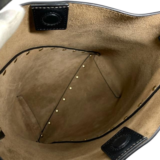 VALENTINO GARAVANI ヴァレンティノ ロックスタッズ・ウィスピー バケットバッグ ショルダーバッグ クロスボディバッグ レザー ブラック | VALENTINO | 06