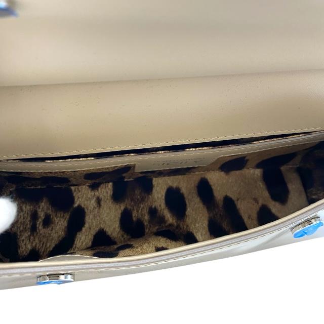 D&G シシリー　2way ベージュ　ハンドバッグ　ショルダーバッグ　レザー DOLCE&GABBANA（ドルチェ & ガッバーナ） 【美品】ドルチェ&ガッバーナ