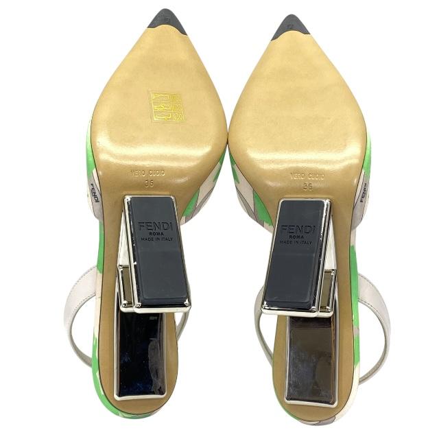 FENDI FFロゴ ミュール 37 FENDI FFロゴ ミュール 37 Fendi Cross-Strap FF Logo Sandals