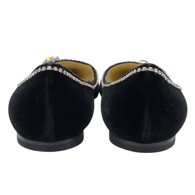 JIMMY CHOO ブラック ポインテッドトゥヒールミュール