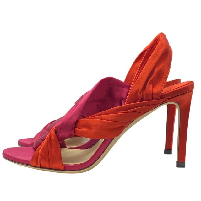 JIMMY CHOO ジミーチュウ オープントゥ パンプス 赤 35.5 【公式通販】