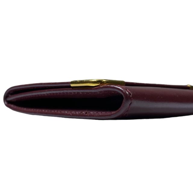 Cartier カルティエ コインケース 小銭入れ レザー ボルドー Cartier カルティエ コインケース マスト 小銭入れ ボルドー 2C