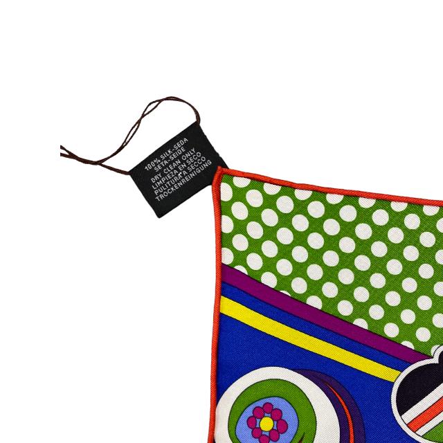 美品美品】HERMES エルメス カレ45 Gavroche Faubourg Rainbow 