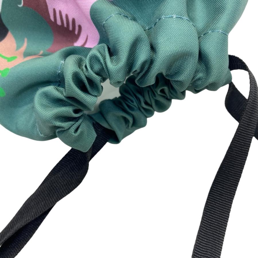 miu miu（ミュウミュウ） 美品 巾着バッグ ポーチ 小物入れ トロピカル 