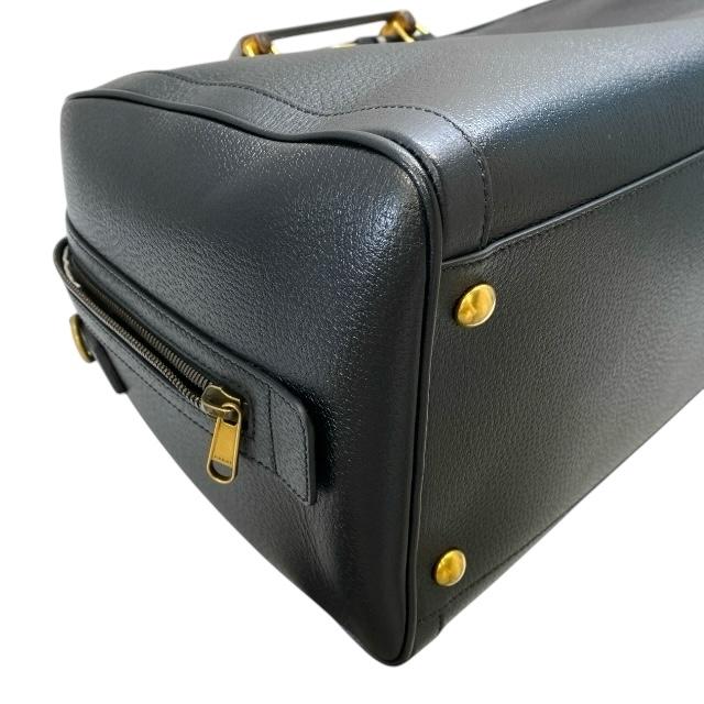 aa37■ ほぼ未使用 GUCCI グッチ ブラック トート肩掛け A4収納 GUCCI（グッチ） 【未使用】GUCCI 705372 バンブー ボストンバッグ