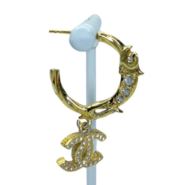 付属品付き CHANEL ピアス 片耳 シャネル CHANEL ピアス ココマーク CCロゴ シルバー レディース