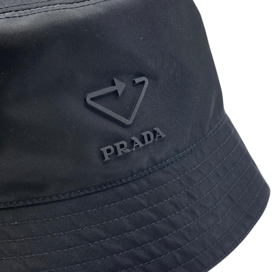 PRADA（プラダ） 美品 Re-Nylon バケットハット 帽子 ナイロン ロゴ