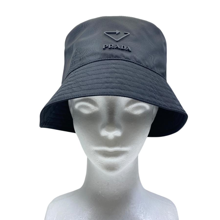PRADA（プラダ） 美品 Re-Nylon バケットハット 帽子 ナイロン ロゴ