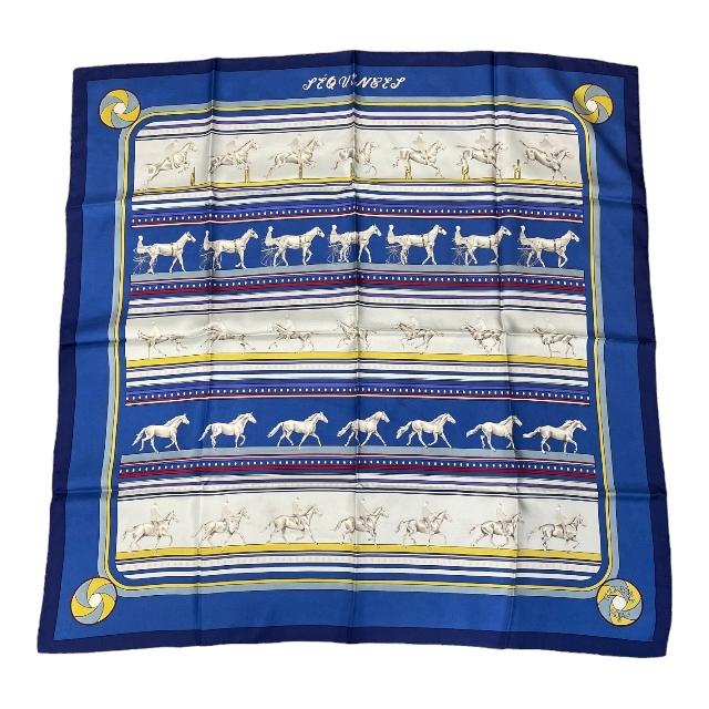 HERMES エルメス SEQUENCES シーケンス 馬 ホース モチーフ カレ90
