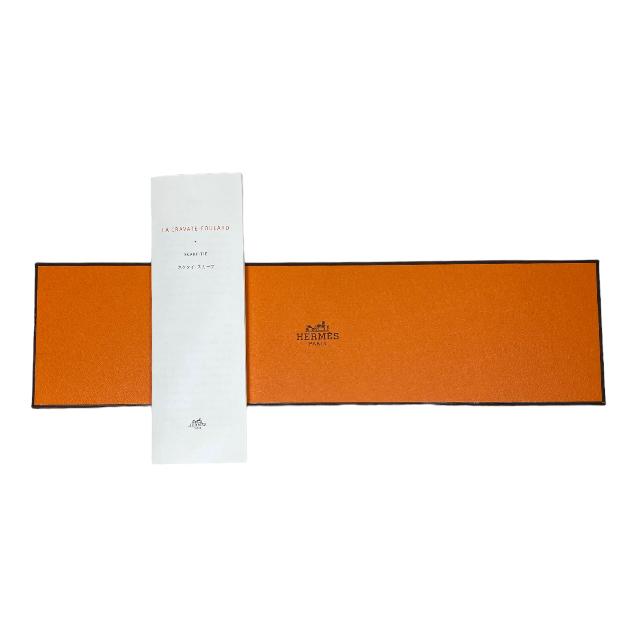 HERMES エルメス 小物 スカーフ ストール 首巻 肩掛け ロゴ シルク 