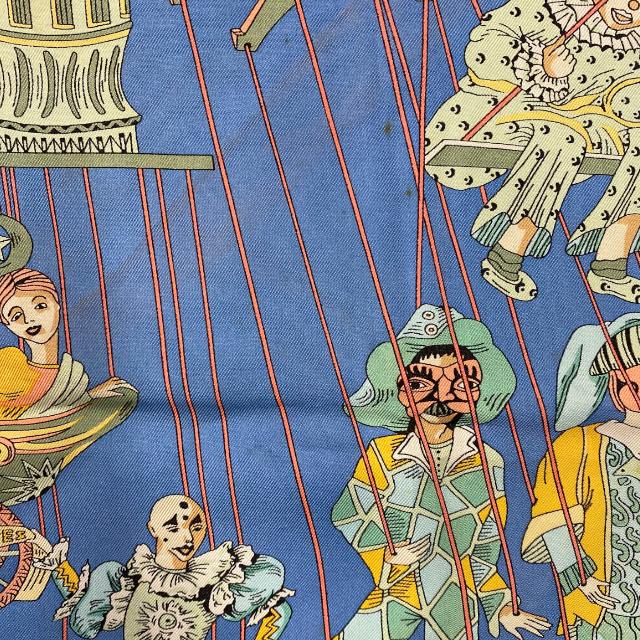 HERMES エルメス スカーフ 大判 カレ90 LE TEMPS des 