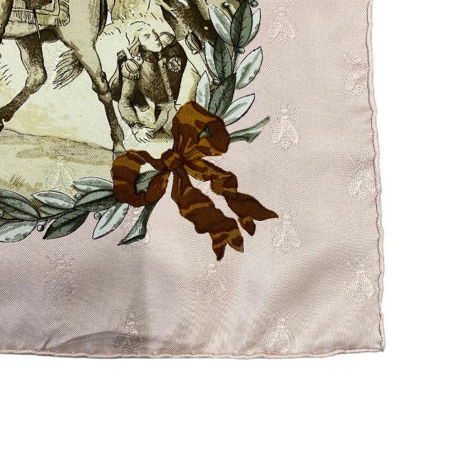 HERMES エルメス スカーフ 大判 カレ90 NAPOLEON ナポレオン シルク 