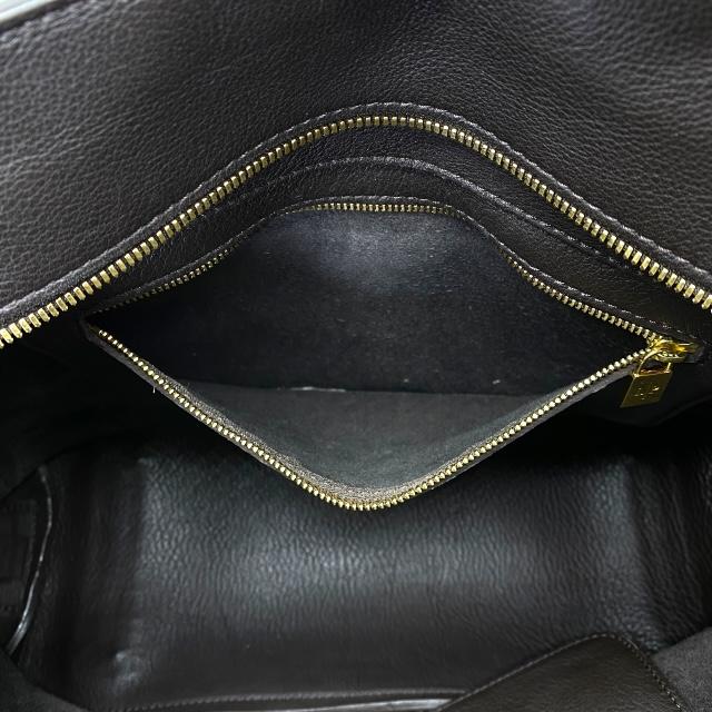 Loro Piana ロロ・ピアーナ メヌエット MENUET ハンドバッグ トートバッグ 手持ち鞄 肩掛け レザー ダークブラウン_5