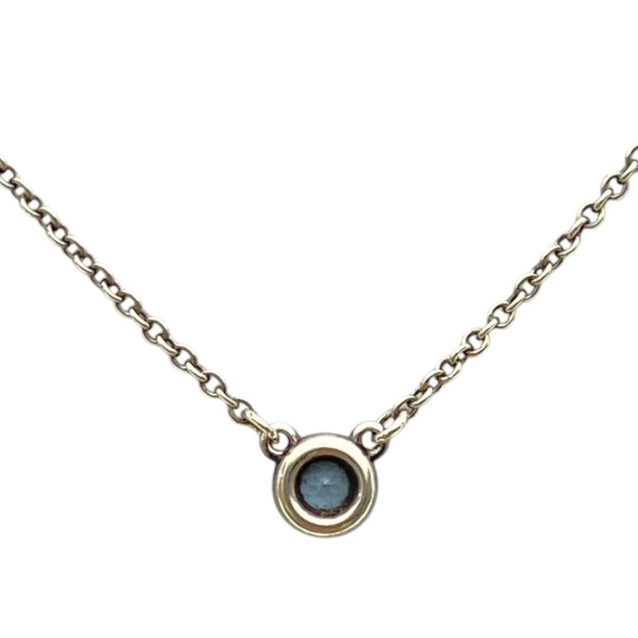Tiffany&Co. ティファニー バイザヤードネックレス アクアマリン TIFFANY&Co.（ティファニー） エルサペレッティ バイザヤード