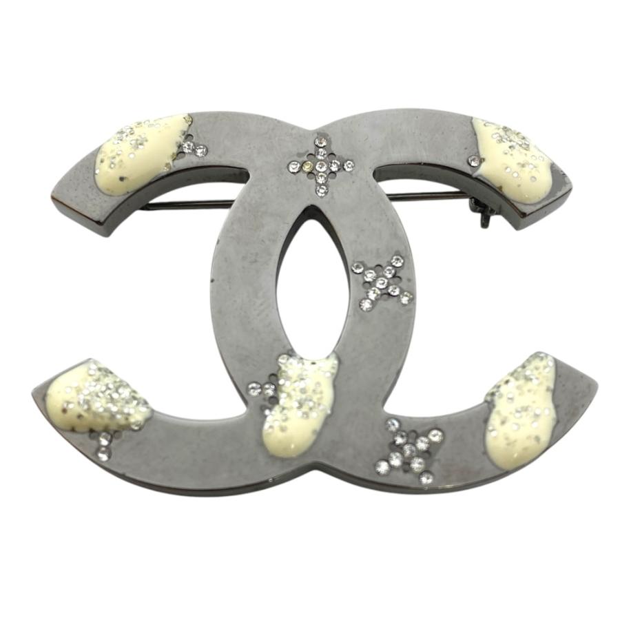 CHANEL（シャネル） ココマーク ブローチ ラインストーン アクセサリー