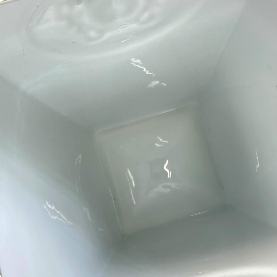未使用 VERSACE ヴェルサーチェ Rosenthal ローゼンタール フラワーベース 花瓶 メデュー ポーセリン 磁器 シルバー_7