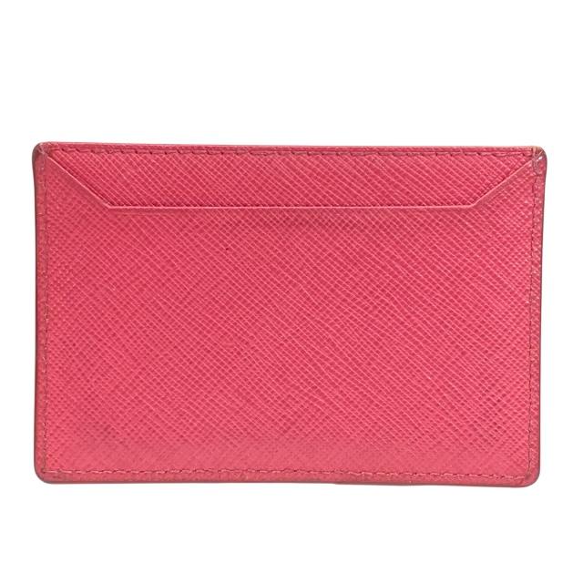 PRADA 名刺入れ ピンク レザー プラダ名刺入れ ピンク レディース カードケース PRADA 中古