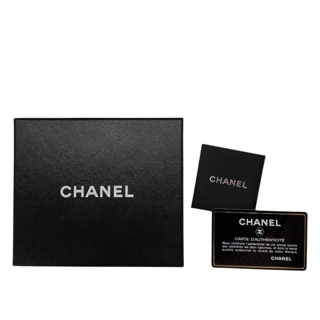 シャネル 折り財布 ミニ ガマ口 カンボンライン ココマーク 黒 ブラック CHANEL シャネル カンボンライン 財布 二つ折り財布 折財布
